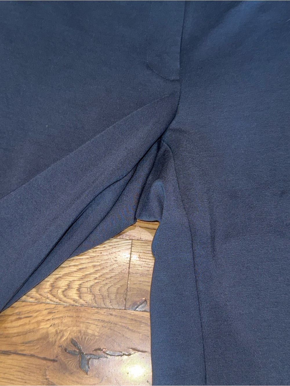 Eileen Fisher. Stretch-Jersey Trouser. Gray. Size Small. - Picture 8 of 10